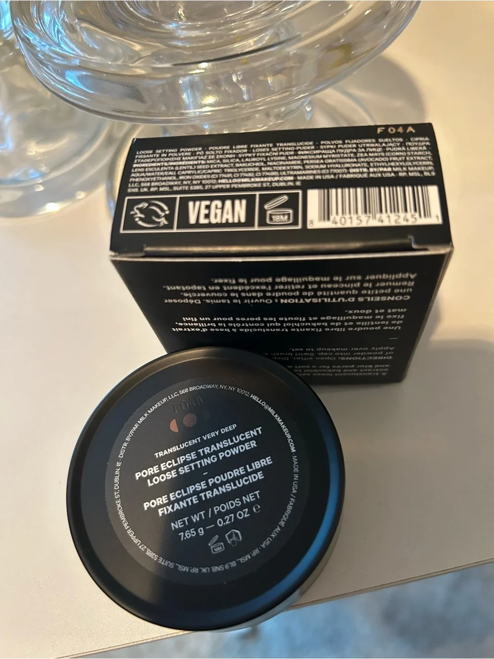 ✨ Milk Makeup Pore Eclipse Loose Setting Powder Translucent Very Deep SEALED NIB